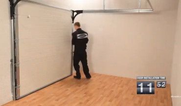 Montaż bramy garażowej segmentowej YETT01 w 20 minut